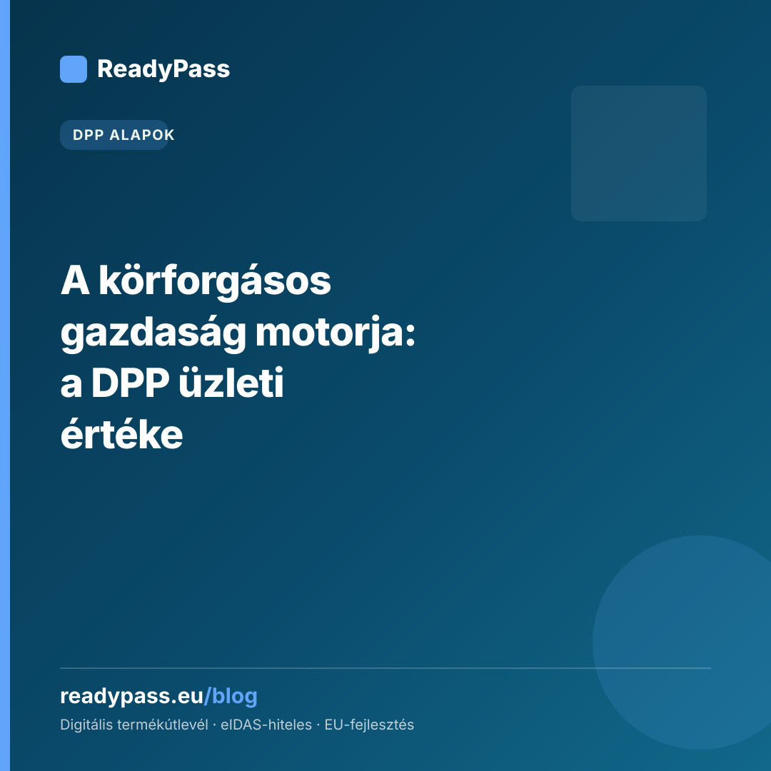 A körforgásos gazdaság motorja: a DPP üzleti értéke
